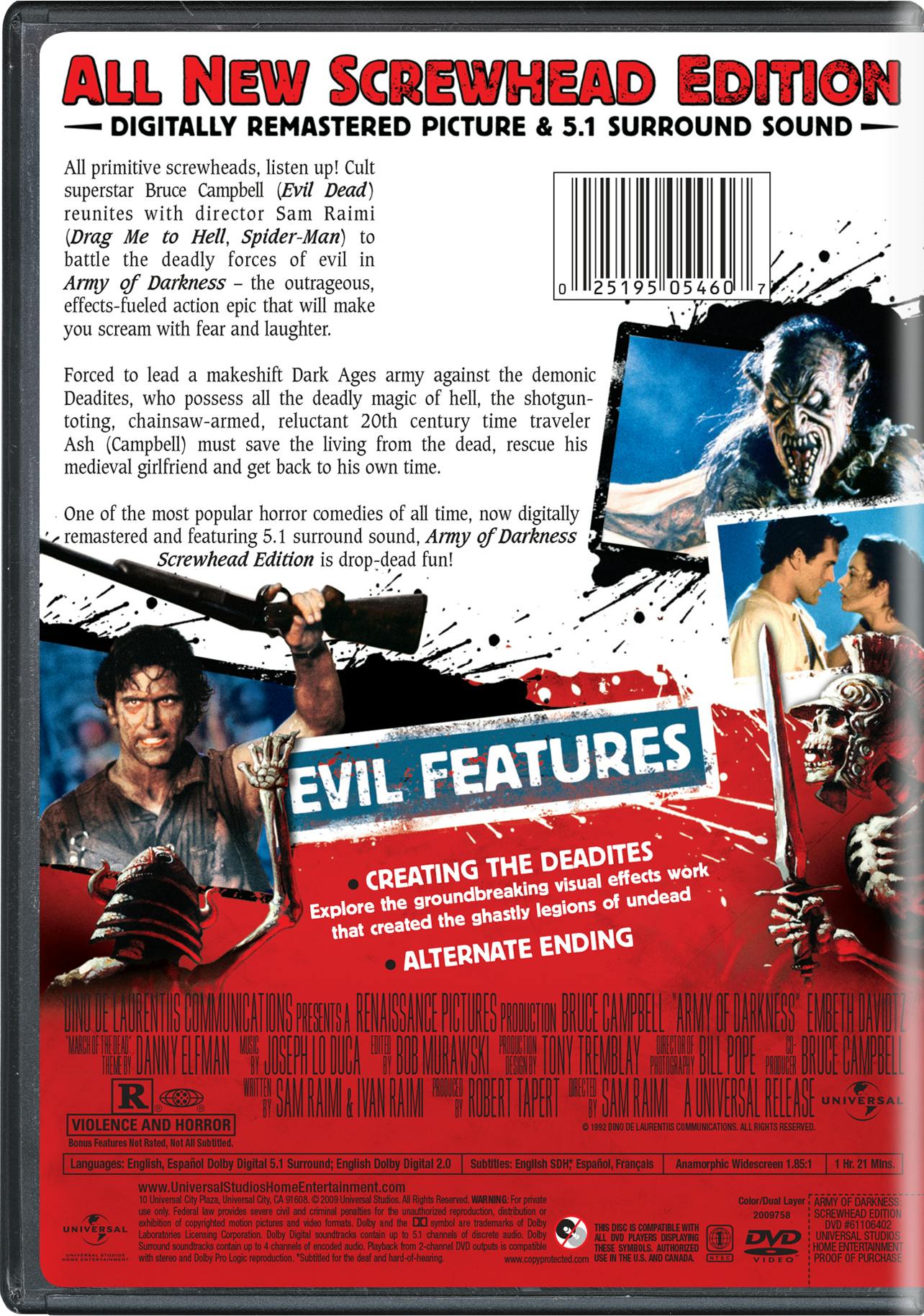Buy Army of Darkness - The Evil Dead 3 DVD Special Edition DVD